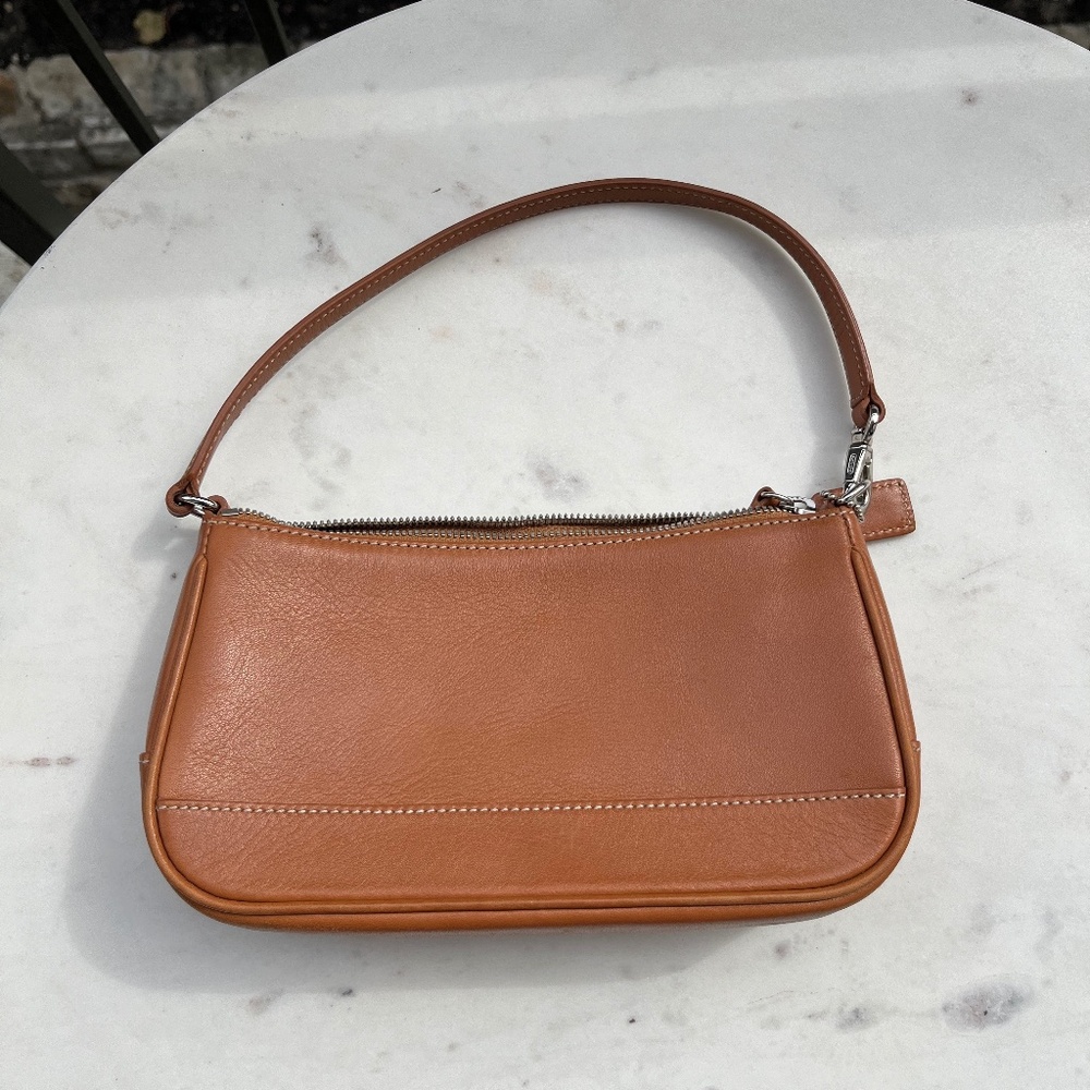 Coach Tan Leather Shoulder Bag